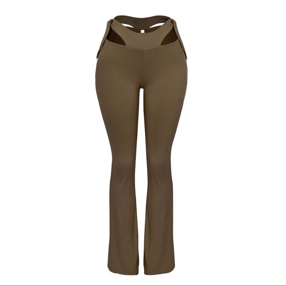 Tie Me Up Bell Bottoms - Chocolate